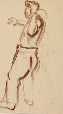 Александровский Алексей Алексеевич. Мужской портрет (двухсторонняя работа)